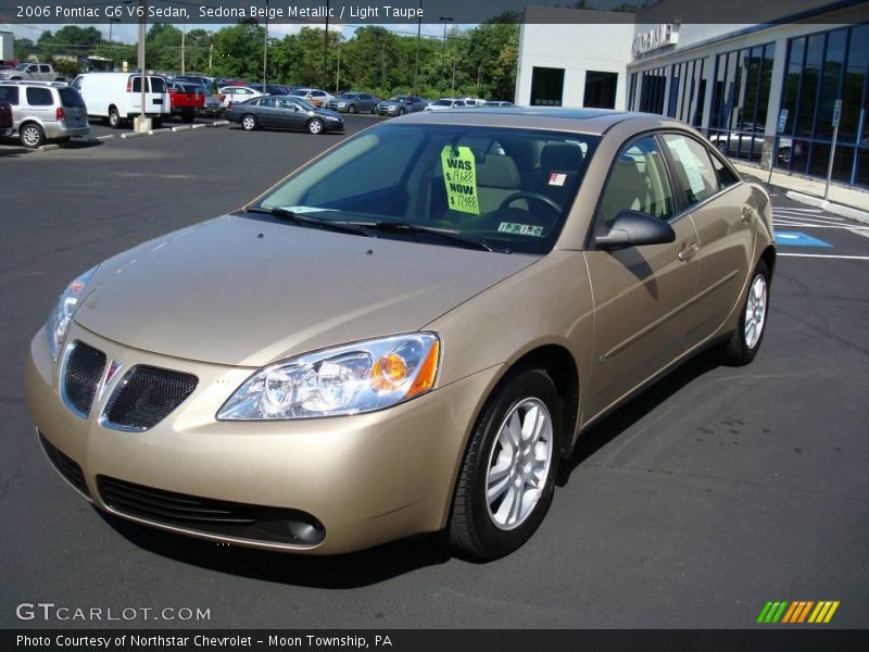 Sedona Beige Metallic / Light Taupe 2006 Pontiac G6 V6 Sedan