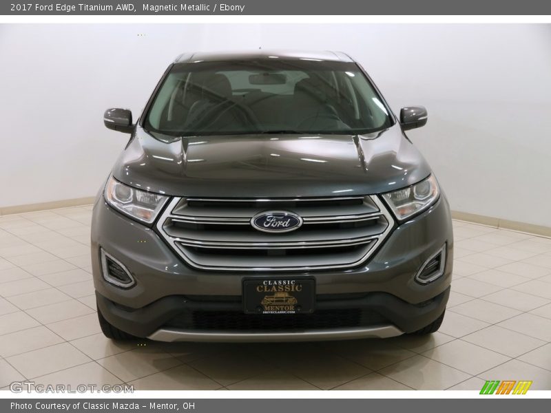 Magnetic Metallic / Ebony 2017 Ford Edge Titanium AWD