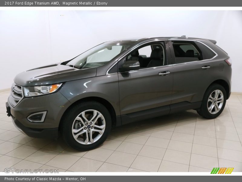 Magnetic Metallic / Ebony 2017 Ford Edge Titanium AWD