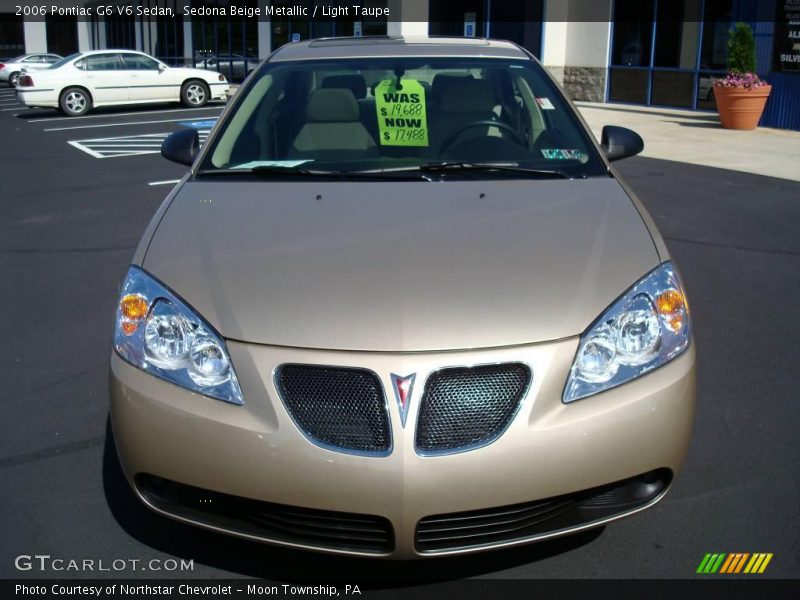Sedona Beige Metallic / Light Taupe 2006 Pontiac G6 V6 Sedan