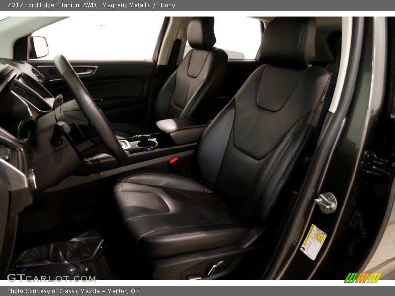 Magnetic Metallic / Ebony 2017 Ford Edge Titanium AWD