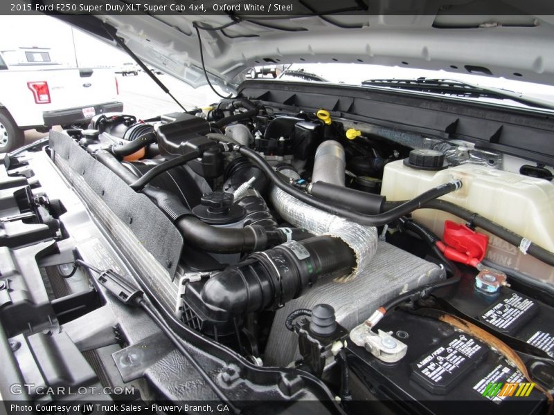 Oxford White / Steel 2015 Ford F250 Super Duty XLT Super Cab 4x4
