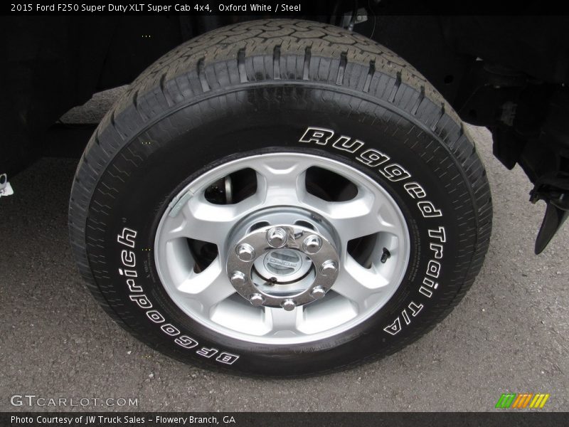 Oxford White / Steel 2015 Ford F250 Super Duty XLT Super Cab 4x4