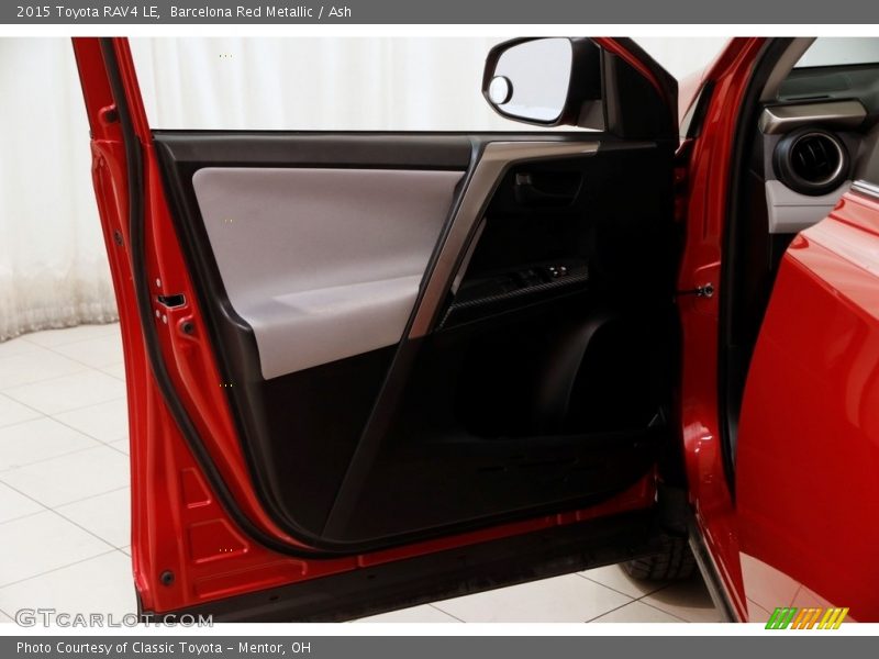 Barcelona Red Metallic / Ash 2015 Toyota RAV4 LE