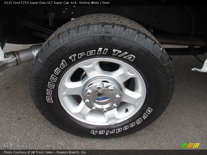 Oxford White / Steel 2015 Ford F250 Super Duty XLT Super Cab 4x4