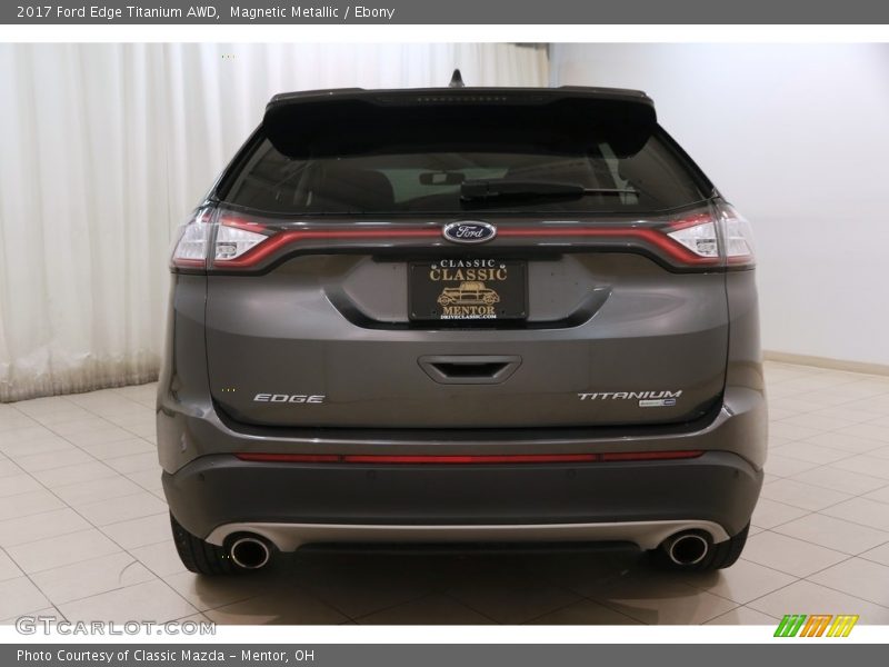 Magnetic Metallic / Ebony 2017 Ford Edge Titanium AWD