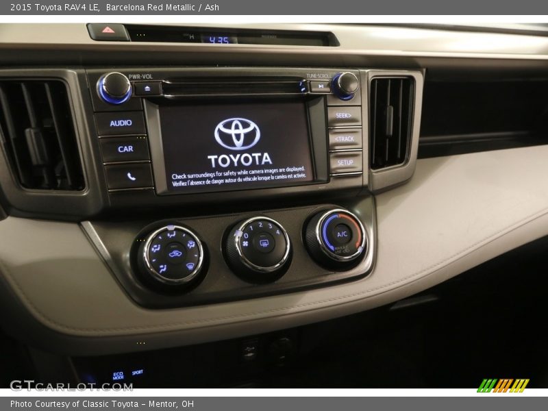 Barcelona Red Metallic / Ash 2015 Toyota RAV4 LE