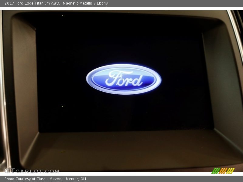 Magnetic Metallic / Ebony 2017 Ford Edge Titanium AWD