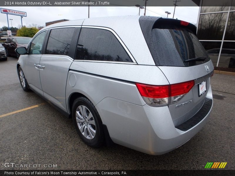 Alabaster Silver Metallic / Truffle 2014 Honda Odyssey EX-L