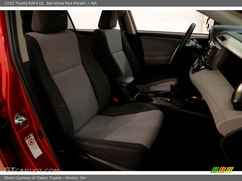 Barcelona Red Metallic / Ash 2015 Toyota RAV4 LE