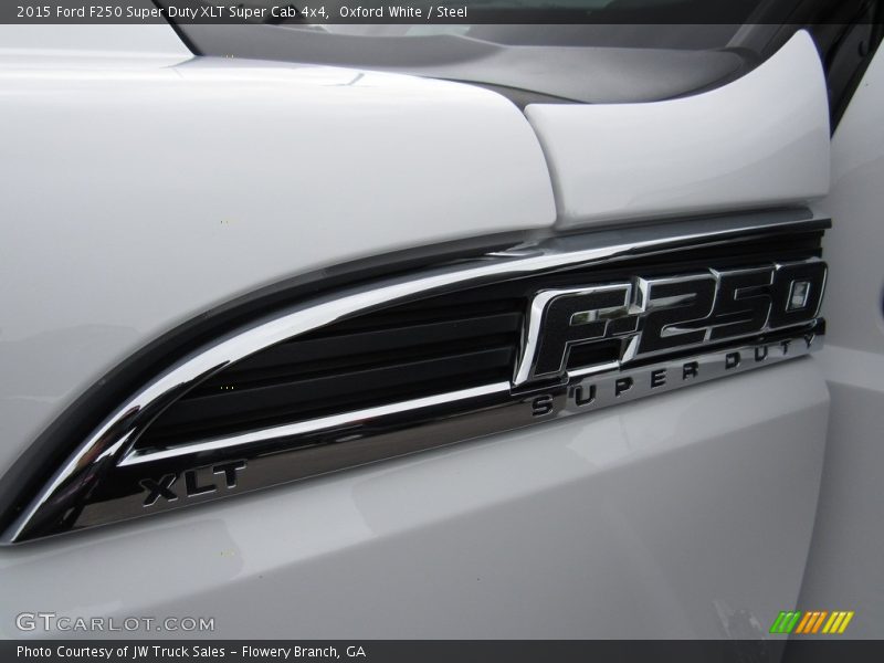 Oxford White / Steel 2015 Ford F250 Super Duty XLT Super Cab 4x4