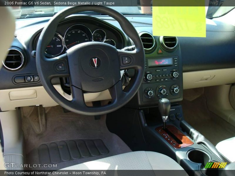 Sedona Beige Metallic / Light Taupe 2006 Pontiac G6 V6 Sedan