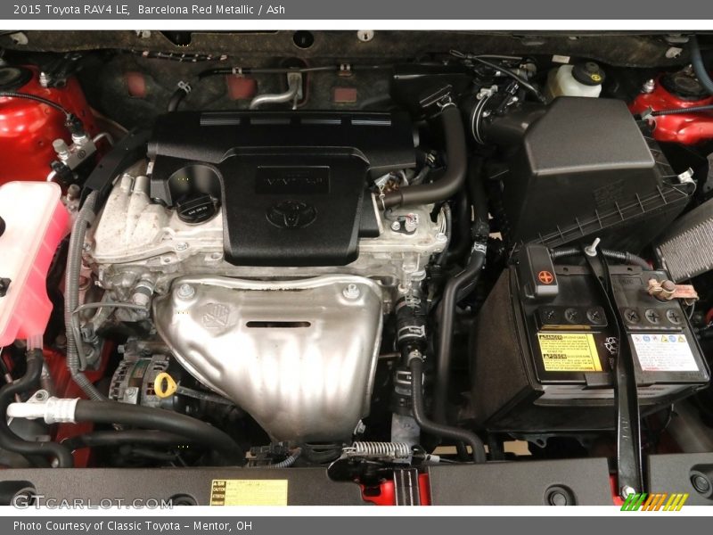 Barcelona Red Metallic / Ash 2015 Toyota RAV4 LE