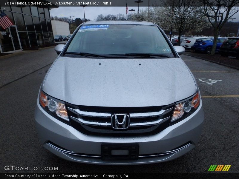 Alabaster Silver Metallic / Truffle 2014 Honda Odyssey EX-L