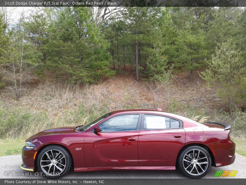 Octane Red Pearl / Black 2018 Dodge Charger R/T Scat Pack