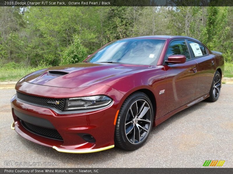 Octane Red Pearl / Black 2018 Dodge Charger R/T Scat Pack