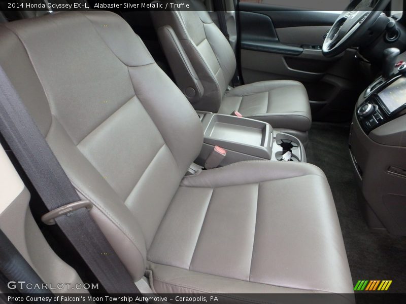 Alabaster Silver Metallic / Truffle 2014 Honda Odyssey EX-L
