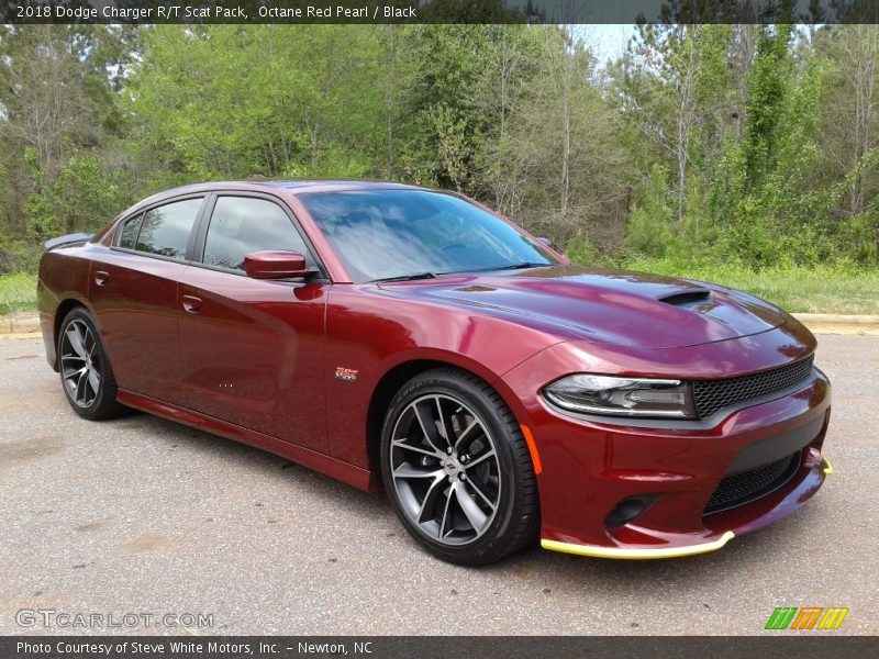 Octane Red Pearl / Black 2018 Dodge Charger R/T Scat Pack