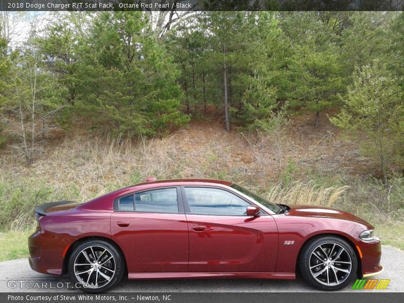 Octane Red Pearl / Black 2018 Dodge Charger R/T Scat Pack