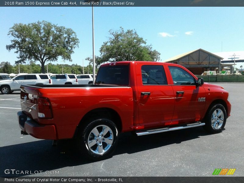 Flame Red / Black/Diesel Gray 2018 Ram 1500 Express Crew Cab 4x4