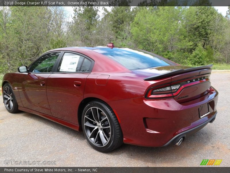 Octane Red Pearl / Black 2018 Dodge Charger R/T Scat Pack