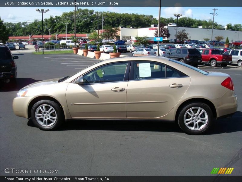 Sedona Beige Metallic / Light Taupe 2006 Pontiac G6 V6 Sedan