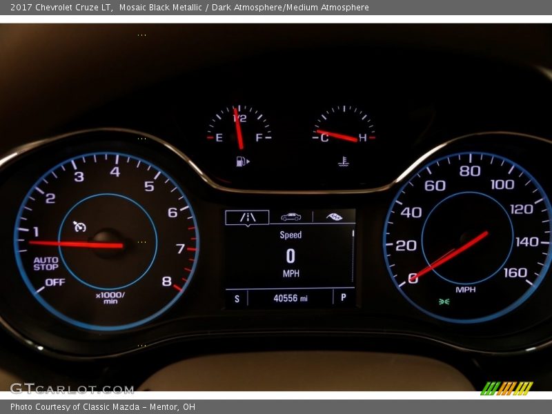 Mosaic Black Metallic / Dark Atmosphere/Medium Atmosphere 2017 Chevrolet Cruze LT