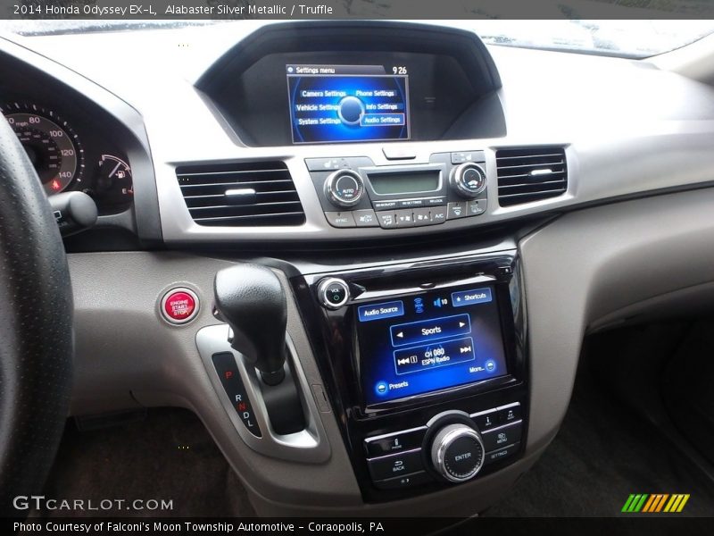 Alabaster Silver Metallic / Truffle 2014 Honda Odyssey EX-L