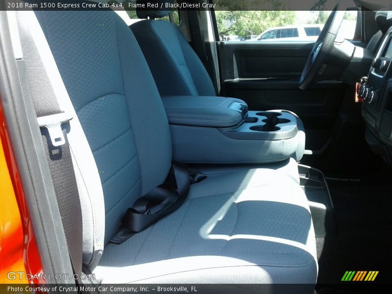 Flame Red / Black/Diesel Gray 2018 Ram 1500 Express Crew Cab 4x4