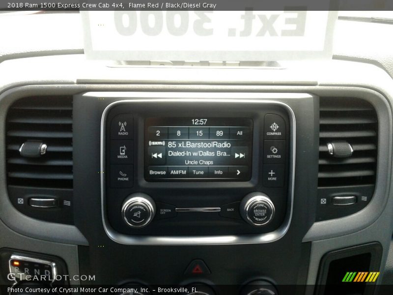 Flame Red / Black/Diesel Gray 2018 Ram 1500 Express Crew Cab 4x4