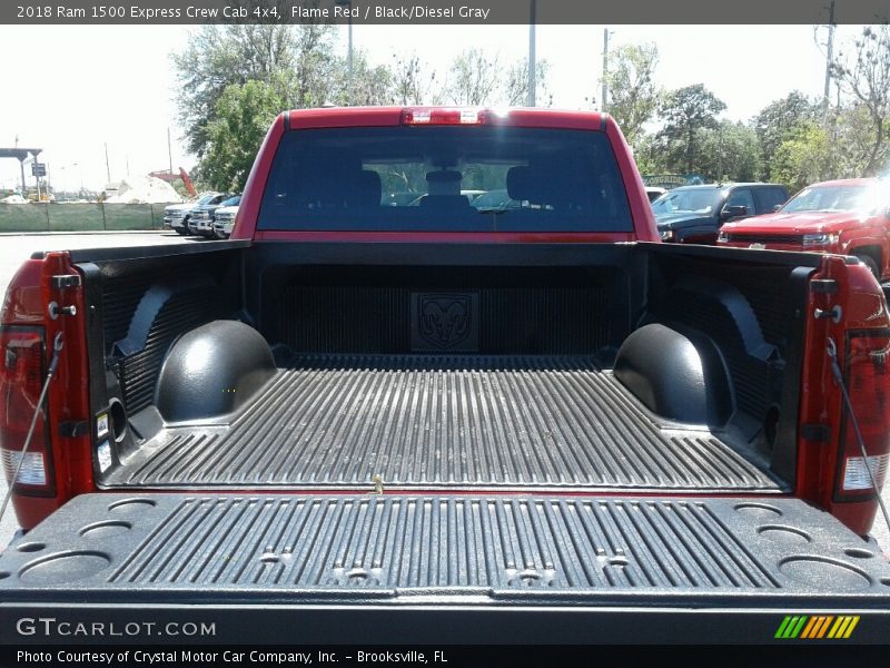 Flame Red / Black/Diesel Gray 2018 Ram 1500 Express Crew Cab 4x4