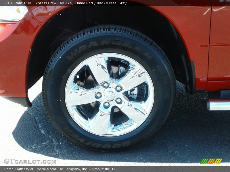 Flame Red / Black/Diesel Gray 2018 Ram 1500 Express Crew Cab 4x4