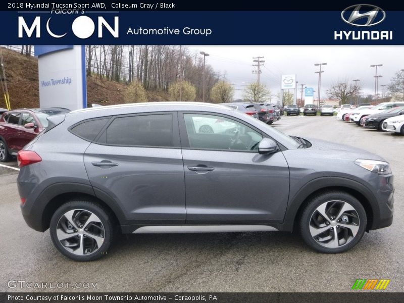 Coliseum Gray / Black 2018 Hyundai Tucson Sport AWD