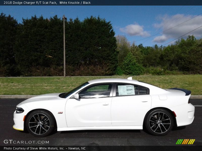 White Knuckle / Black 2018 Dodge Charger R/T Scat Pack