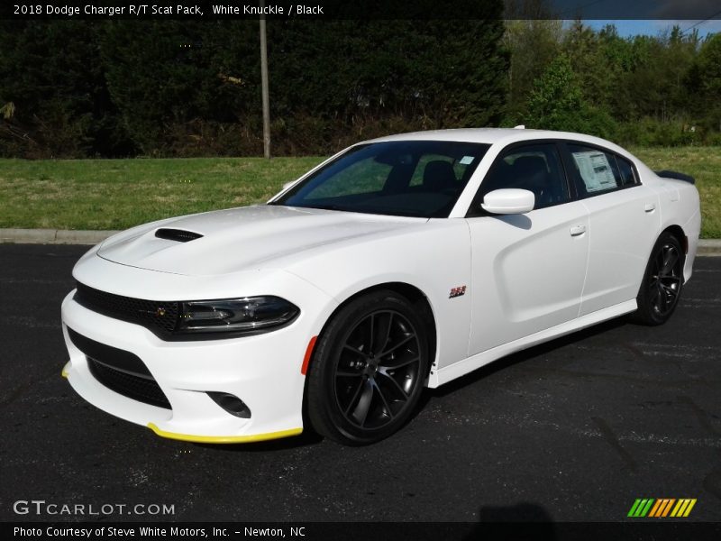 White Knuckle / Black 2018 Dodge Charger R/T Scat Pack