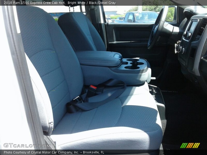 Bright White / Black/Diesel Gray 2018 Ram 1500 Express Crew Cab 4x4