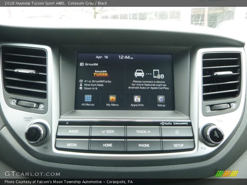 Controls of 2018 Tucson Sport AWD