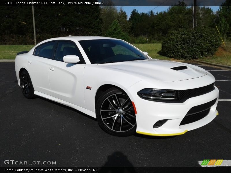 White Knuckle / Black 2018 Dodge Charger R/T Scat Pack
