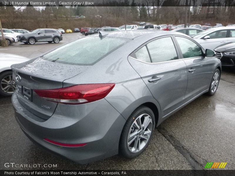 Galactic Gray / Black 2018 Hyundai Elantra Limited