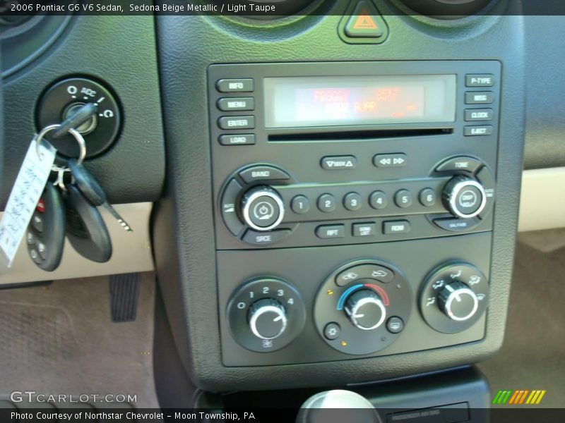 Sedona Beige Metallic / Light Taupe 2006 Pontiac G6 V6 Sedan