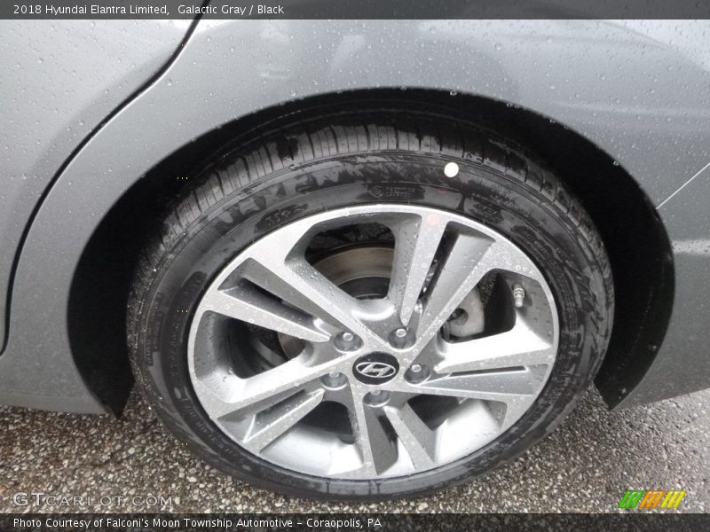 Galactic Gray / Black 2018 Hyundai Elantra Limited