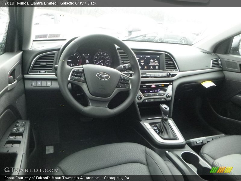 Galactic Gray / Black 2018 Hyundai Elantra Limited