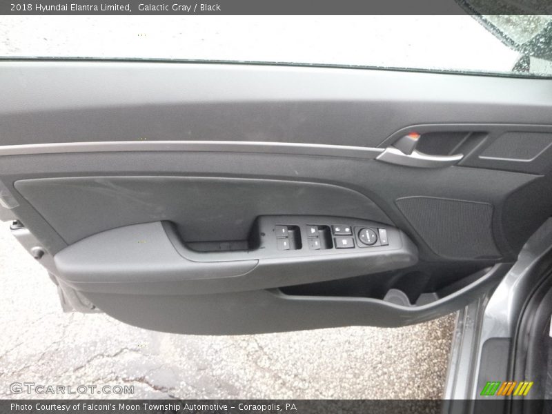 Galactic Gray / Black 2018 Hyundai Elantra Limited