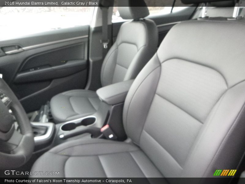 Galactic Gray / Black 2018 Hyundai Elantra Limited