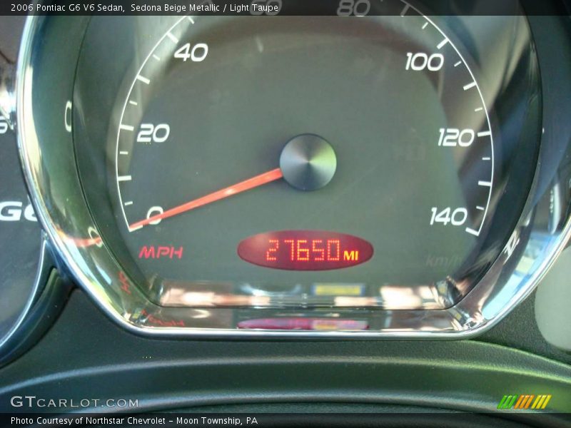 Sedona Beige Metallic / Light Taupe 2006 Pontiac G6 V6 Sedan