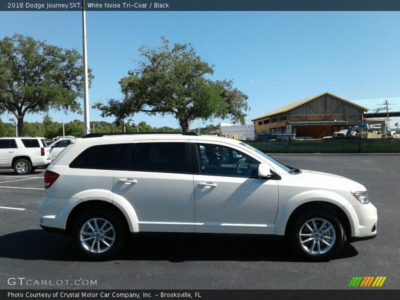 White Noise Tri-Coat / Black 2018 Dodge Journey SXT