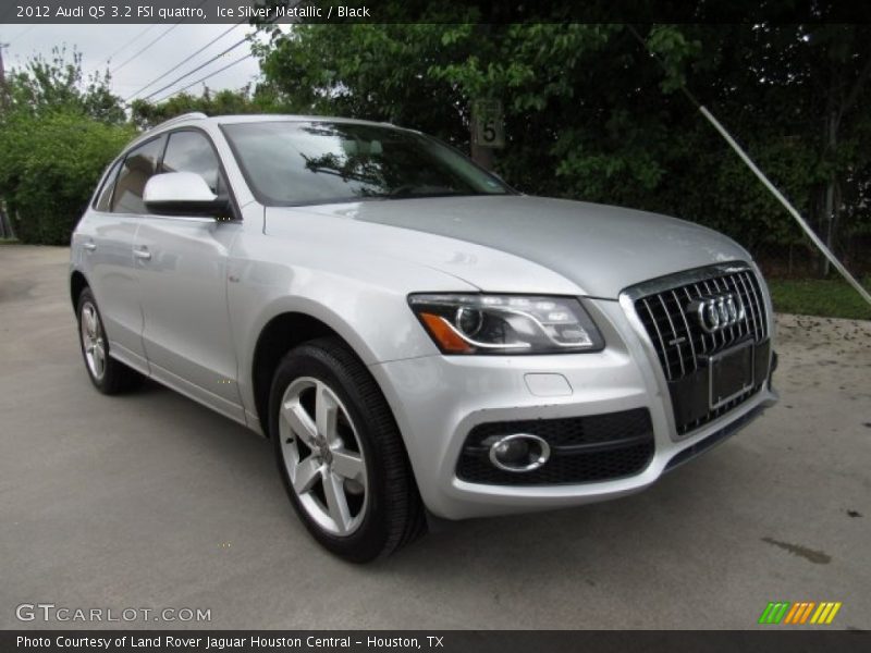 Ice Silver Metallic / Black 2012 Audi Q5 3.2 FSI quattro