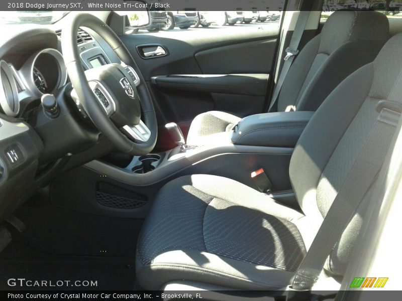 White Noise Tri-Coat / Black 2018 Dodge Journey SXT