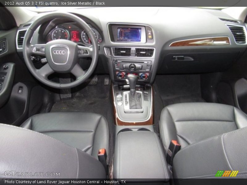 Ice Silver Metallic / Black 2012 Audi Q5 3.2 FSI quattro