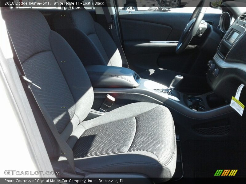 White Noise Tri-Coat / Black 2018 Dodge Journey SXT